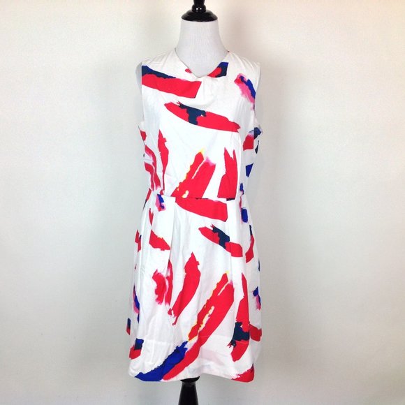 GAP Dresses & Skirts - Gap Dress Womens 8 A-line Paint Pockets